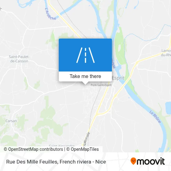 Rue Des Mille Feuilles map