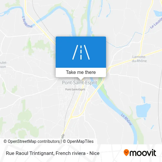 Mapa Rue Raoul Trintignant