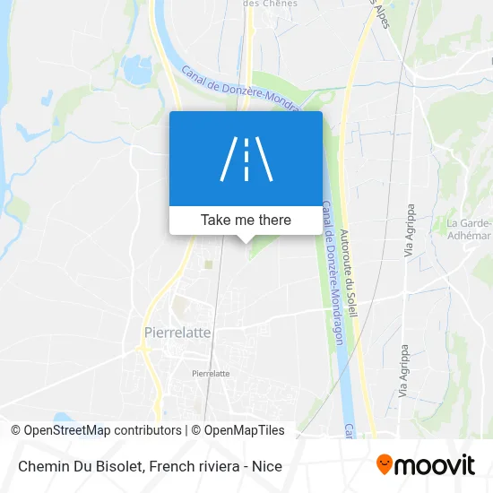Chemin Du Bisolet map