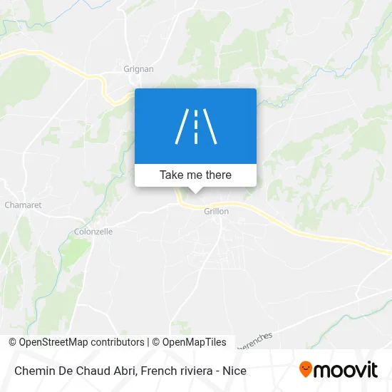 Chemin De Chaud Abri map