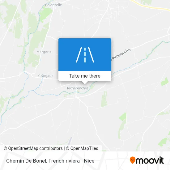 Chemin De Bonel map