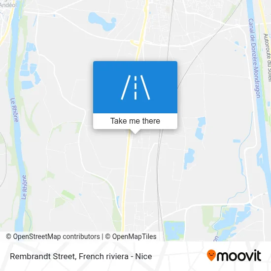 Mapa Rue Rembrandt