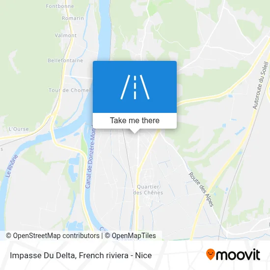 Impasse Du Delta map