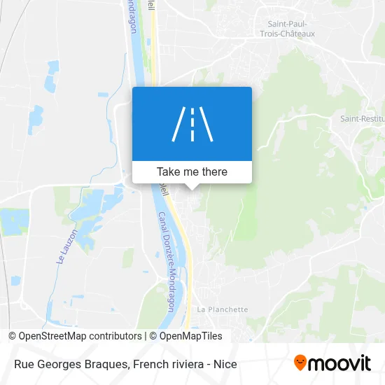 Rue Georges Braques map