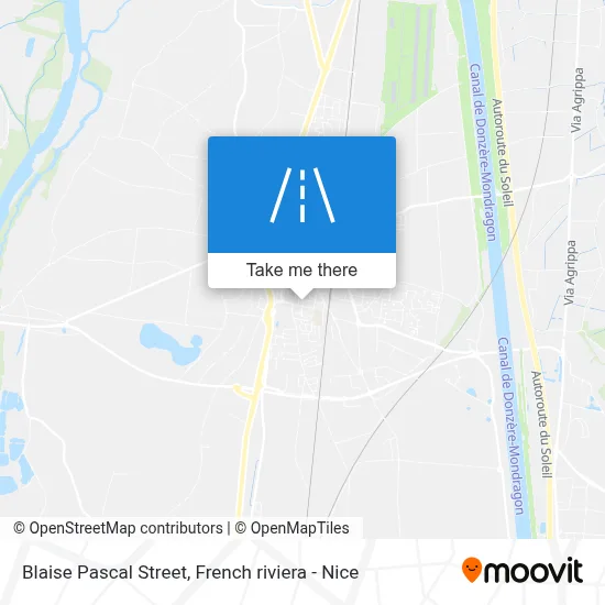 Mapa Rue Blaise Pascal
