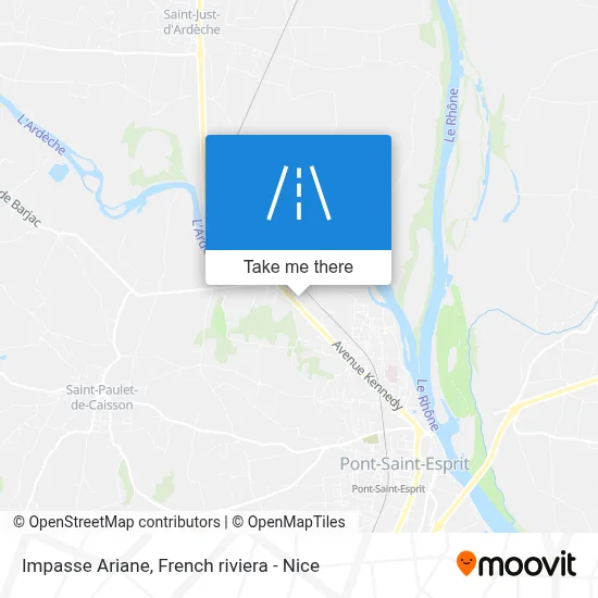 Impasse Ariane map