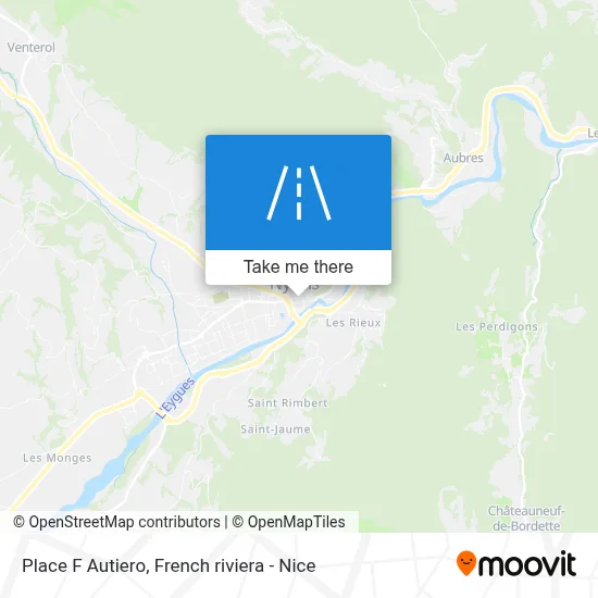Place F Autiero map