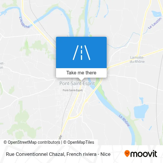 Rue Conventionnel Chazal map