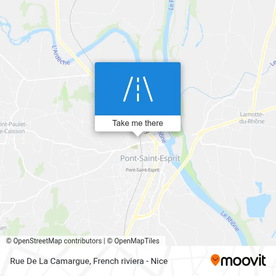 Rue De La Camargue map