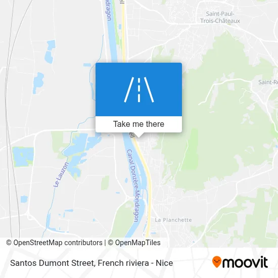 Rue Santos Dumont map