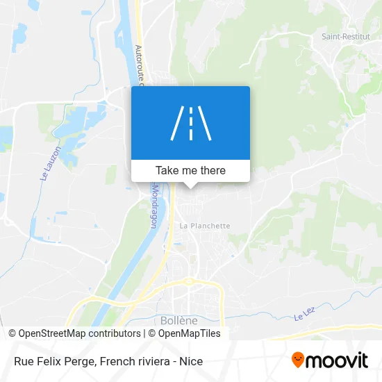 Rue Felix Perge map