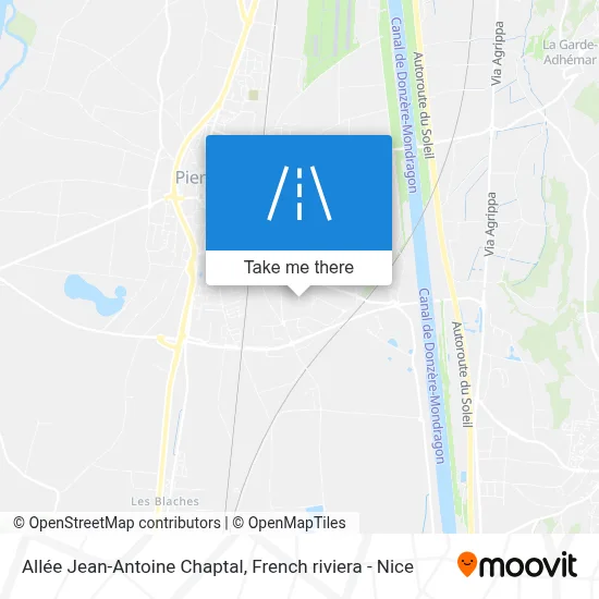 Allée Jean-Antoine Chaptal map