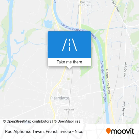 Rue Alphonse Tavan map
