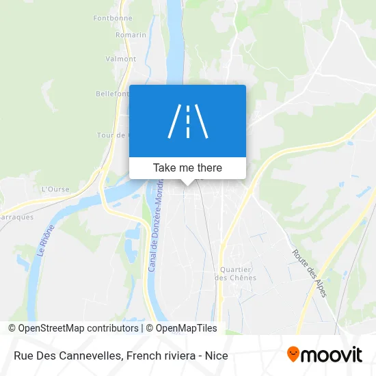 Rue Des Cannevelles map