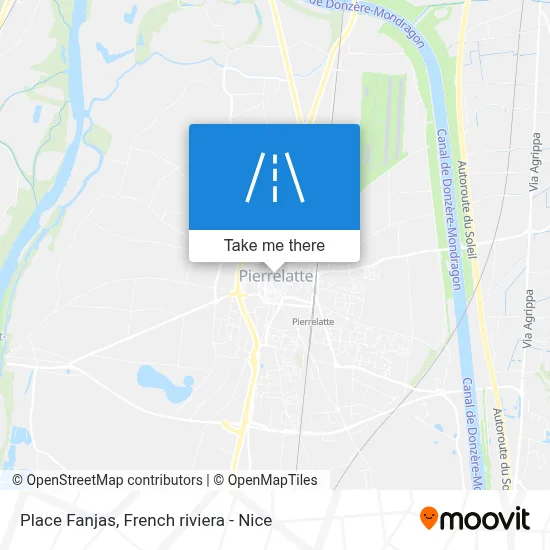 Place Fanjas map