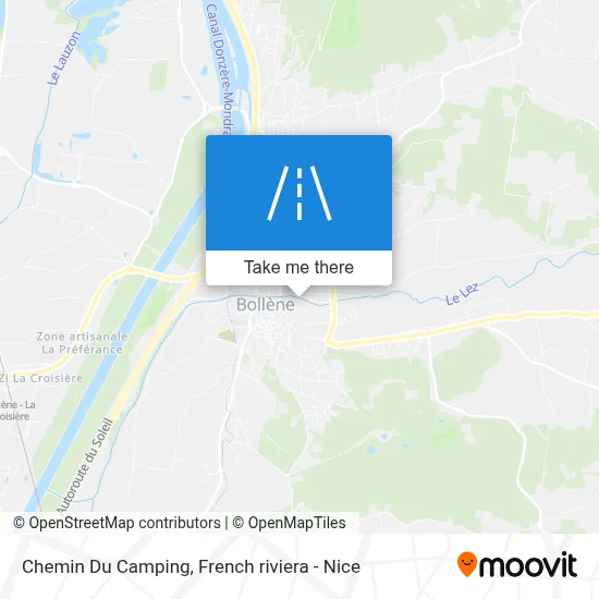 Chemin Du Camping map