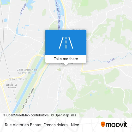 Mapa Rue Victorien Bastet