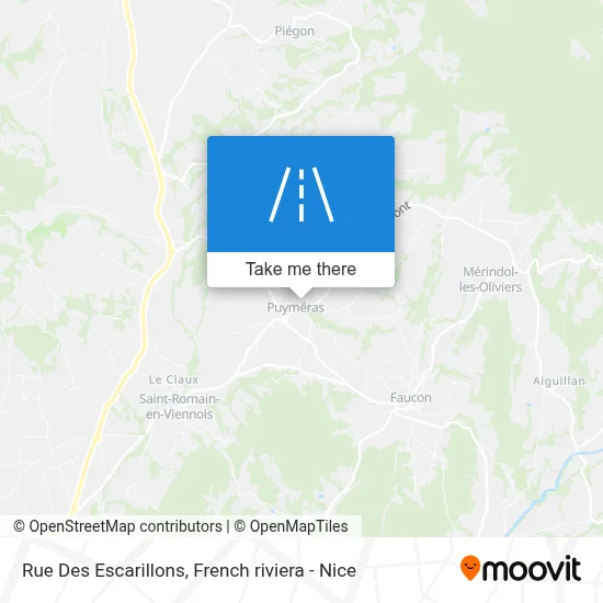 Rue Des Escarillons map