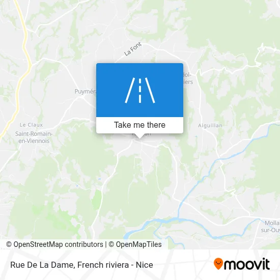 Rue De La Dame map