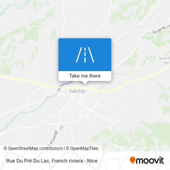 Rue Du Pré Du Lac map