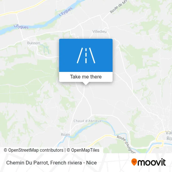 Chemin Du Parrot map