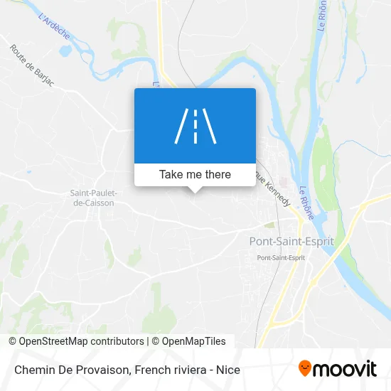 Chemin De Provaison map