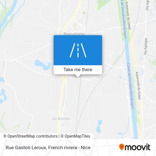Rue Gaston Leroux map