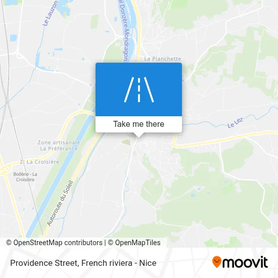 Rue De La Providence map