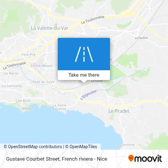 Rue Gustave Courbet map