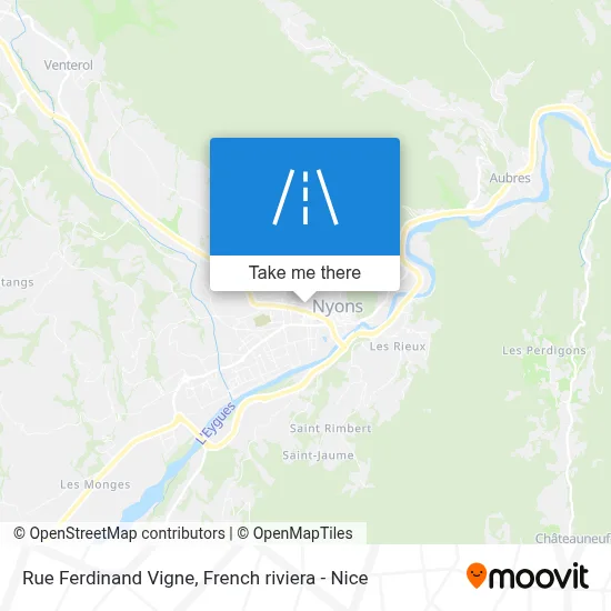 Mapa Rue Ferdinand Vigne