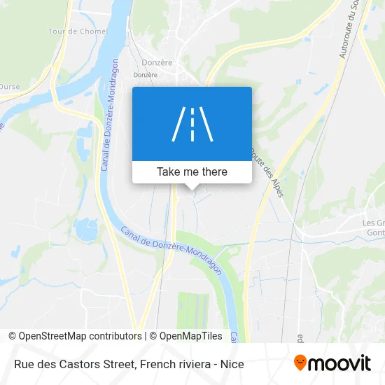 Mapa Rue Des Castors
