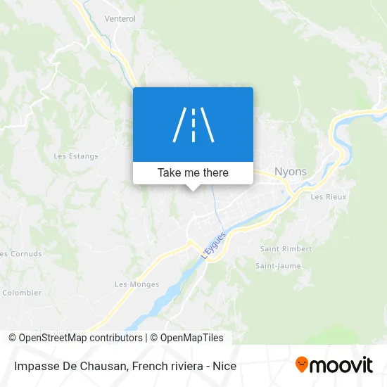 Impasse De Chausan map