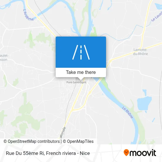 Rue Du 55ème Ri map