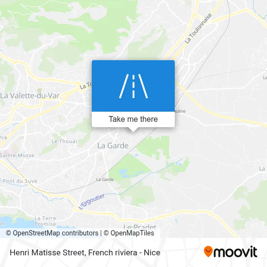 Rue Henri Matisse map