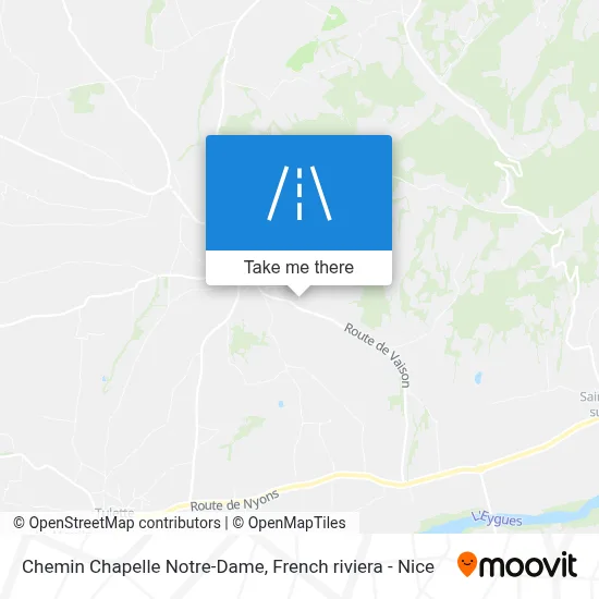 Chemin Chapelle Notre-Dame map