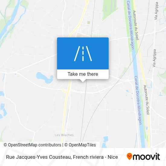 Rue Jacques-Yves Cousteau map