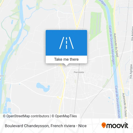 Boulevard Chandeysson map