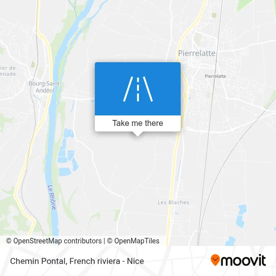 Chemin Pontal map