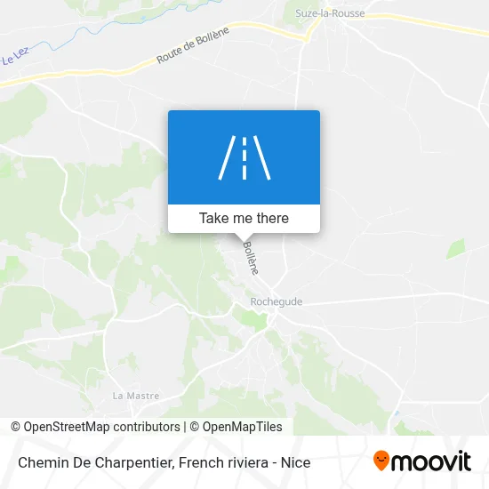 Chemin De Charpentier map
