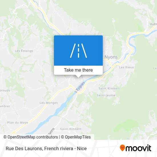 Rue Des Laurons map
