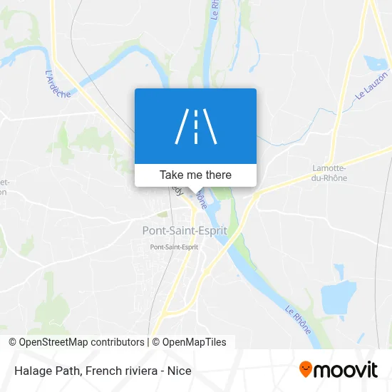Chemin De Halage map