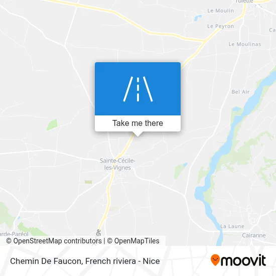 Chemin De Faucon map