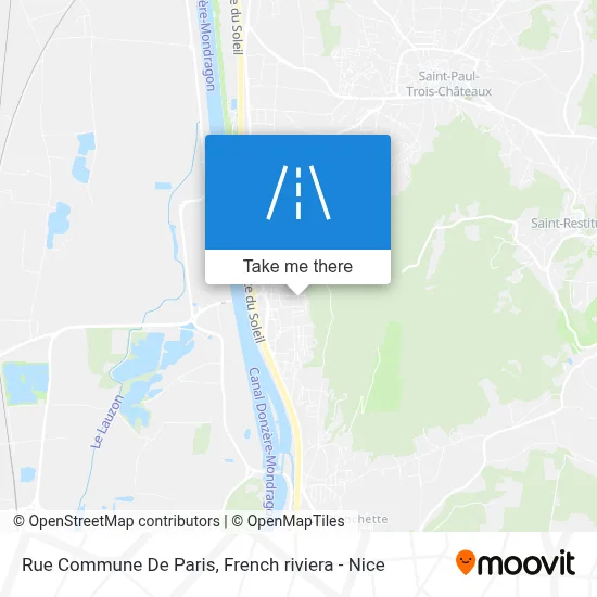 Rue Commune De Paris map