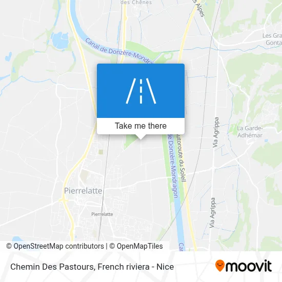 Chemin Des Pastours map