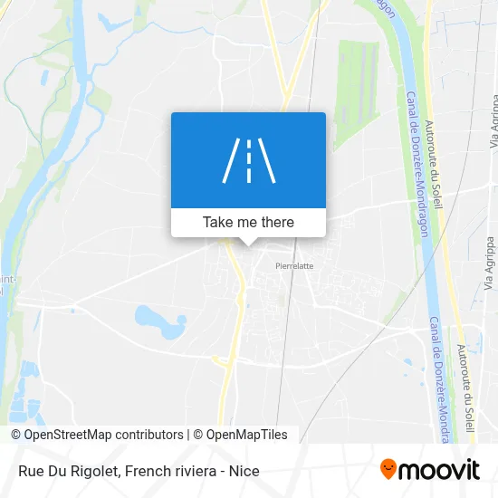 Mapa Rue Du Rigolet