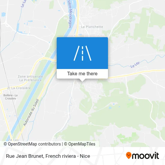 Rue Jean Brunet map