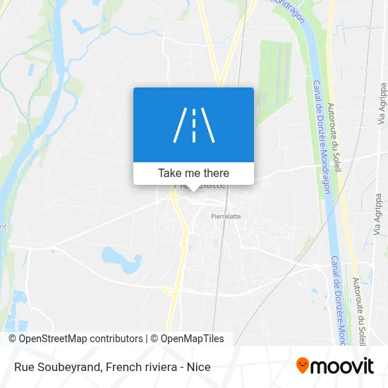 Rue Soubeyrand map