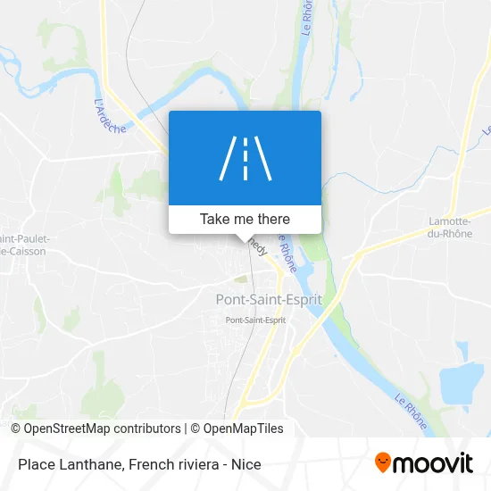 Place Lanthane map