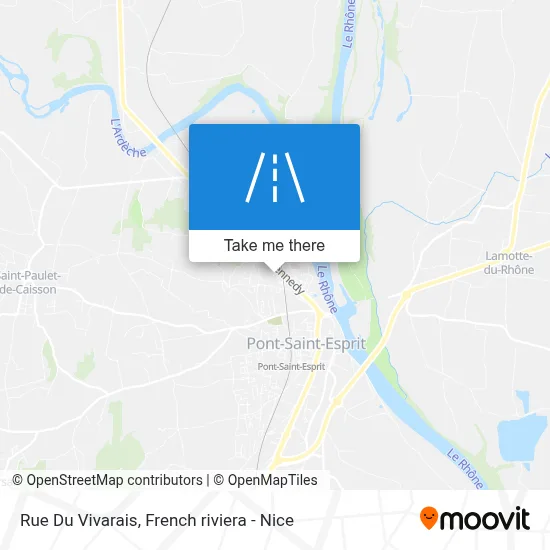 Rue Du Vivarais map