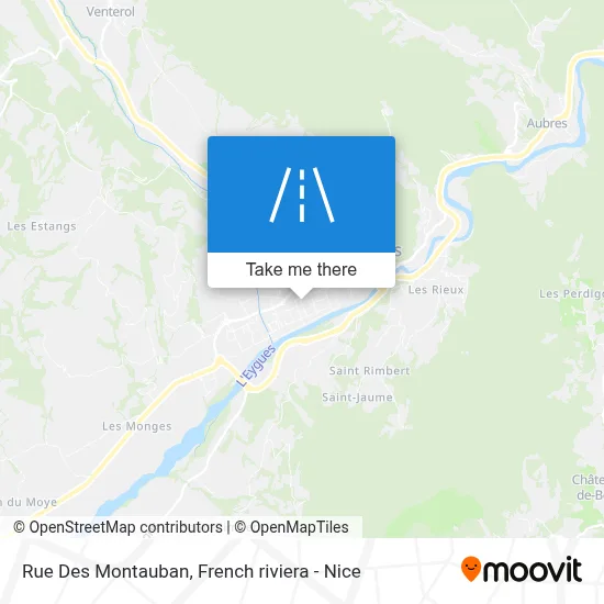Rue Des Montauban map